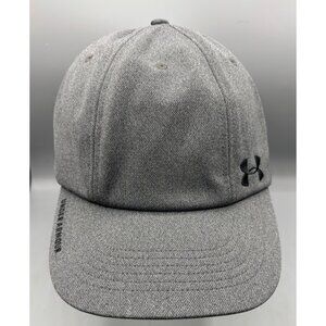Under Armour Womens Hat Gray Adjustable Cap‎ M/L Ponytail Open Back